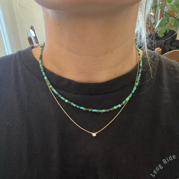 Mixed Glass Seed Bead Necklace - Picture 6 of 6